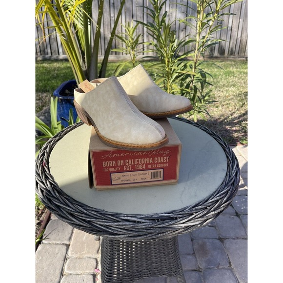 NEW With Box! American Rag Mule Slide. Segovia, Milk, Woman's Size 9 . - Picture 5 of 9
